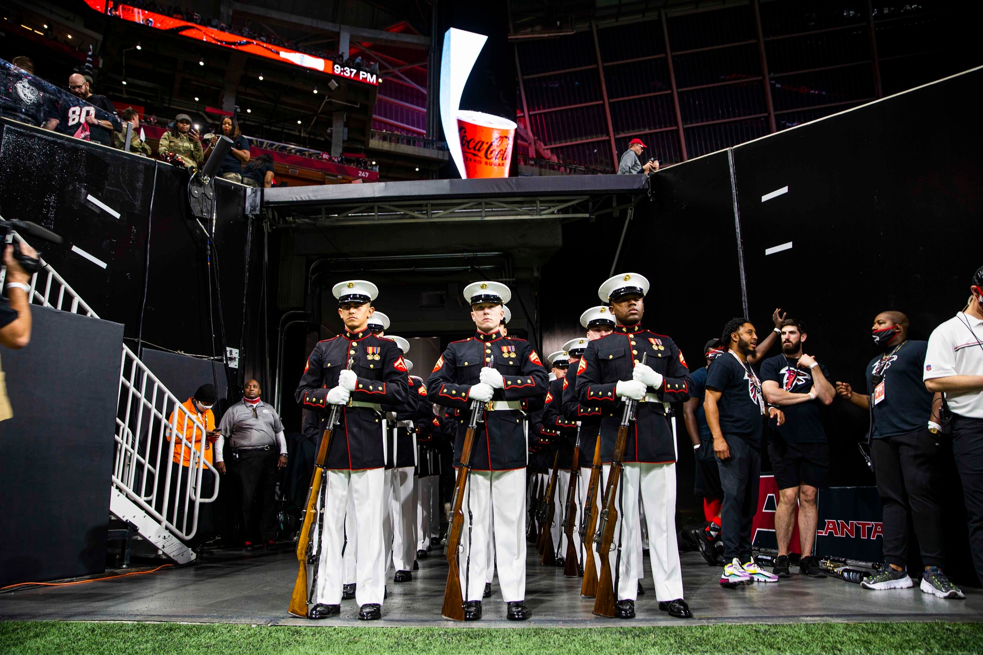 DVIDS - Images - Silent Drill Platoon performs during Atlanta Falcons'  Salute to Service game [Image 3 of 10]