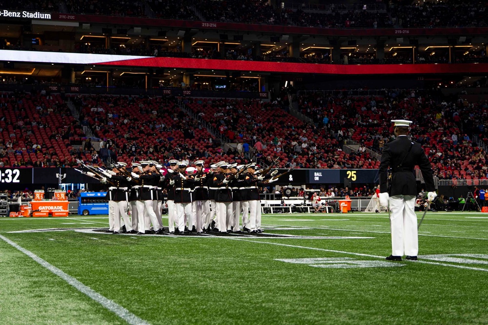 DVIDS - Images - Silent Drill Platoon performs during Atlanta Falcons'  Salute to Service game [Image 4 of 10]
