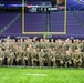 TF McCoy Soldiers Present Flag At NFL Game