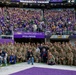 TF McCoy Soldiers Present Flag At NFL Game