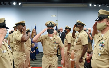 Becoming the Chief: NTAG Houston Sailors Don Anchors During Pinning Ceremony