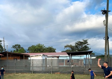 Soldiers host annual cook out for local children at Soto Cano AB