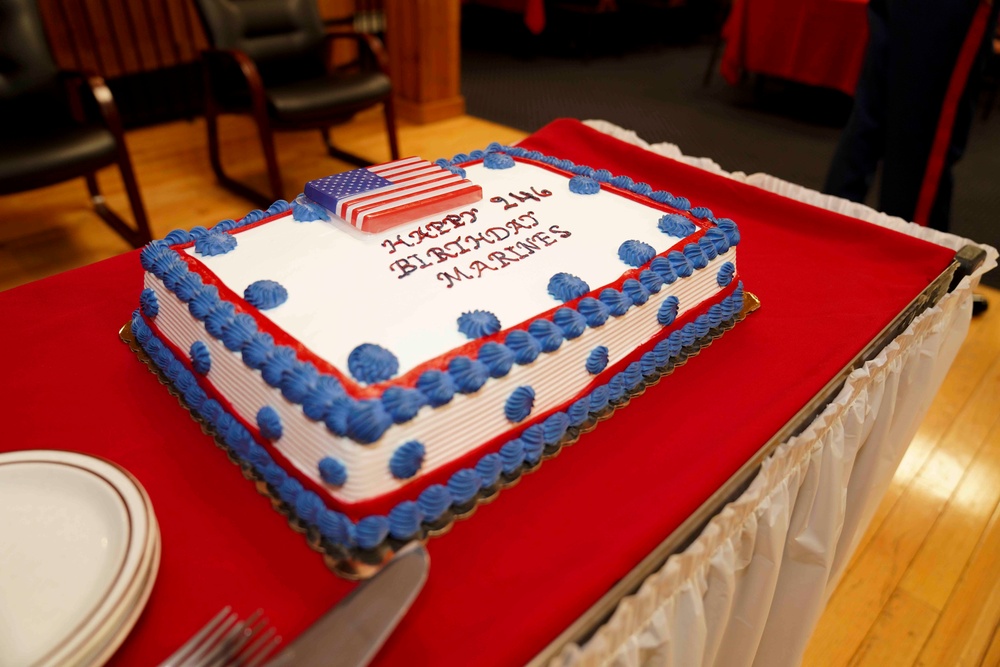 1st Marine Corps District Holds 246th Marine Corps Birthday Cake Cutting Ceremony