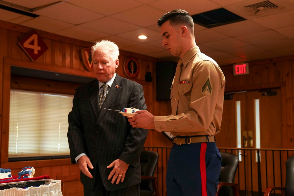 1st Marine Corps District Holds 246th Marine Corps Birthday Cake Cutting Ceremony