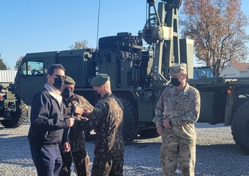 Brazil Gen. Arruda preps at Fort Belvoir on 18 Nov 2021