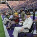 Military Members Participate in Salute to Service Football Game