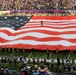 Military Members Partcipate in Salute to Service Football Game