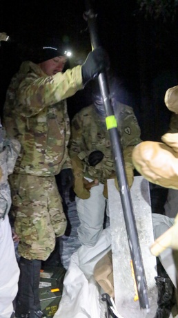 Building a Tent Below Zero two