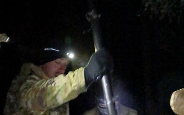 Building a Tent Below Zero two