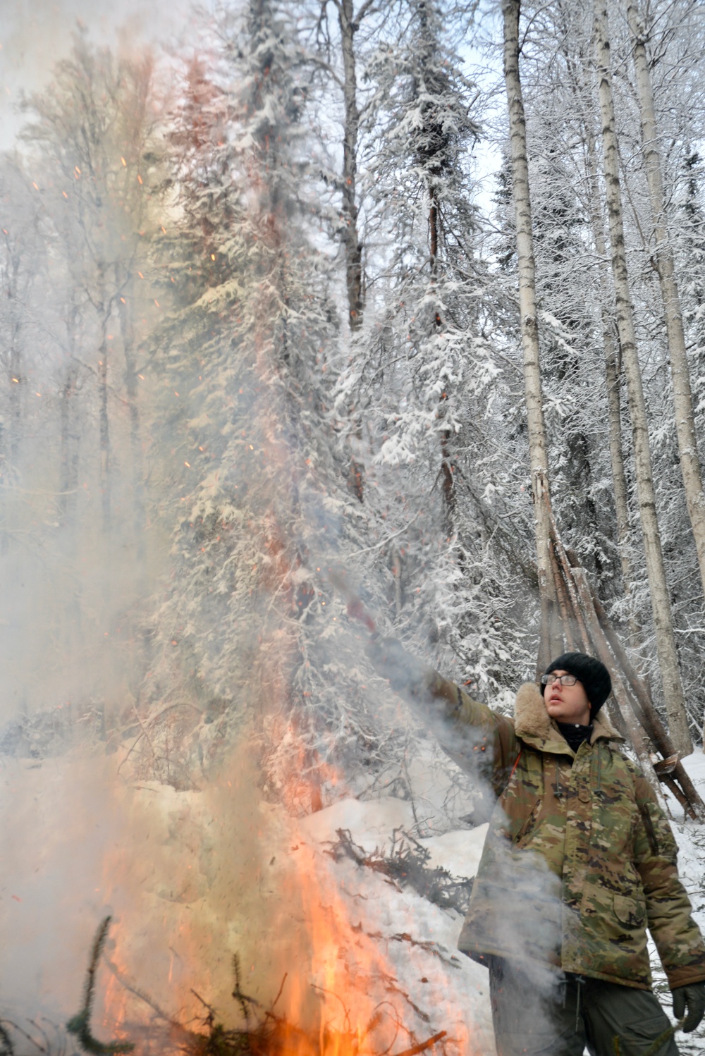 Airmen learn Arctic survival skills