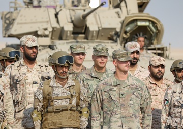 Gulf Gunnery 2021 brings together U.S., Kuwaiti, and Saudi military forces for first time in 30-years