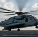CH-53E Super Stallion functional check flight aboard USS Portland
