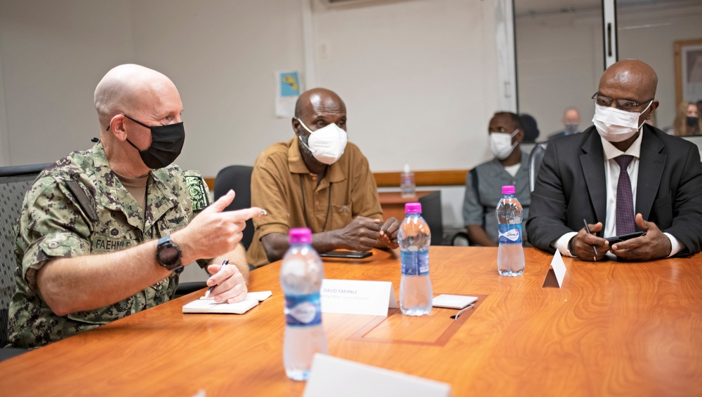 Djibouti Minister of Labor visits Camp Lemonnier