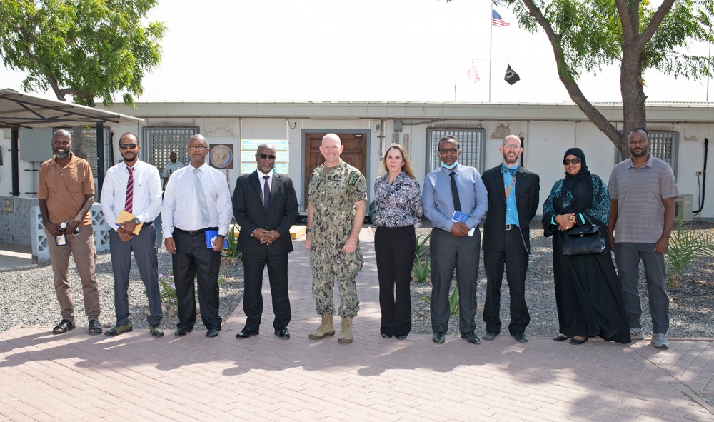 Djibouti Minister of Labor visits Camp Lemonnier