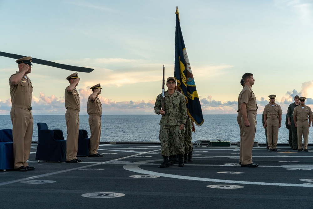 USS Jackson (LCS 6) Chief Pinning