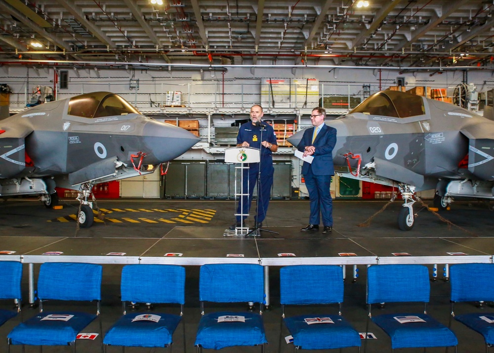 NATO Ambassadors visit HMS Queen Elizabeth