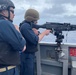 Sailors aboard USS Stockdale perform live fire exercise