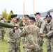 522nd Military Intelligence Battalion cases colors at ceremony in Wiesbaden
