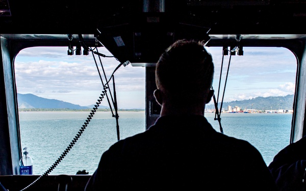 USS Charleston Ports in Port Lae, Papua New Guinea