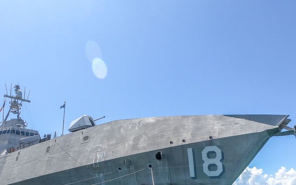 USS Charleston Ports in Port Lae, Papua New Guinea