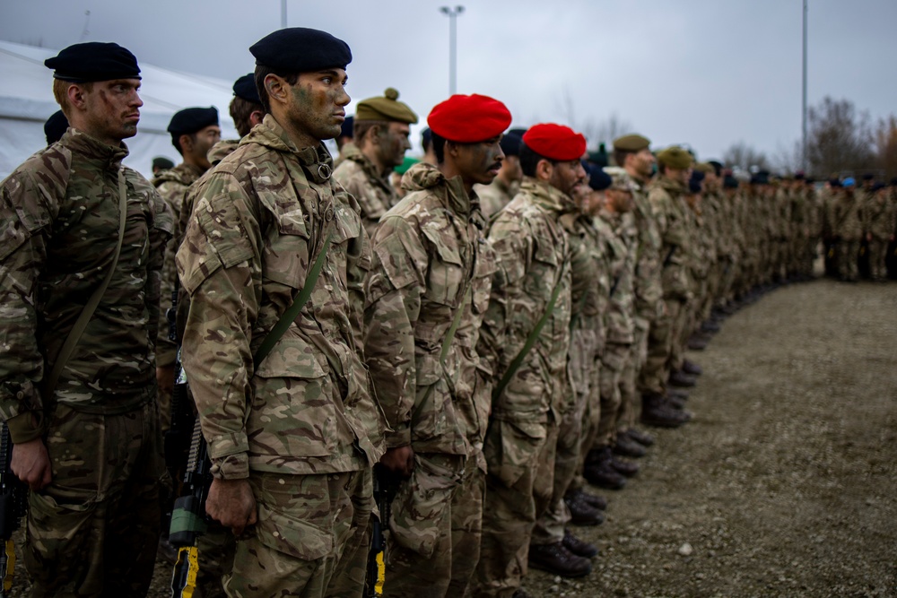 Sandhurst Cadets Put on Their Regimental Berets For the First Time