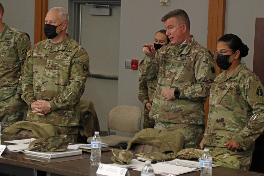 Army North Commander Visits Task Force McCoy