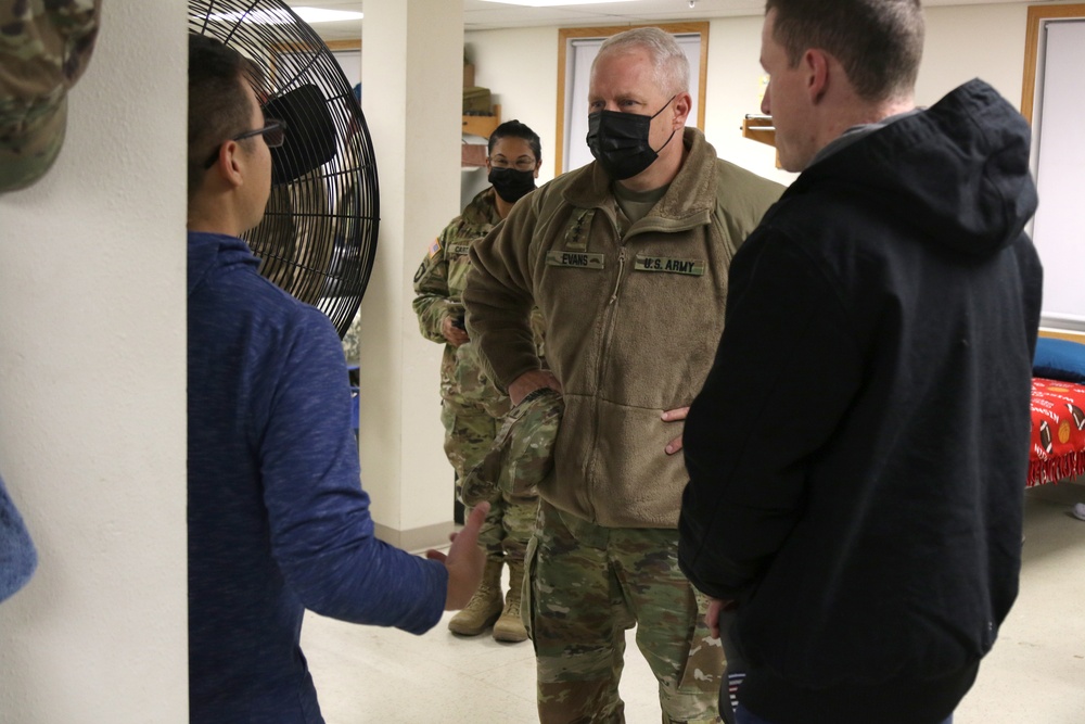 Army North Commander Visits Task Force McCoy