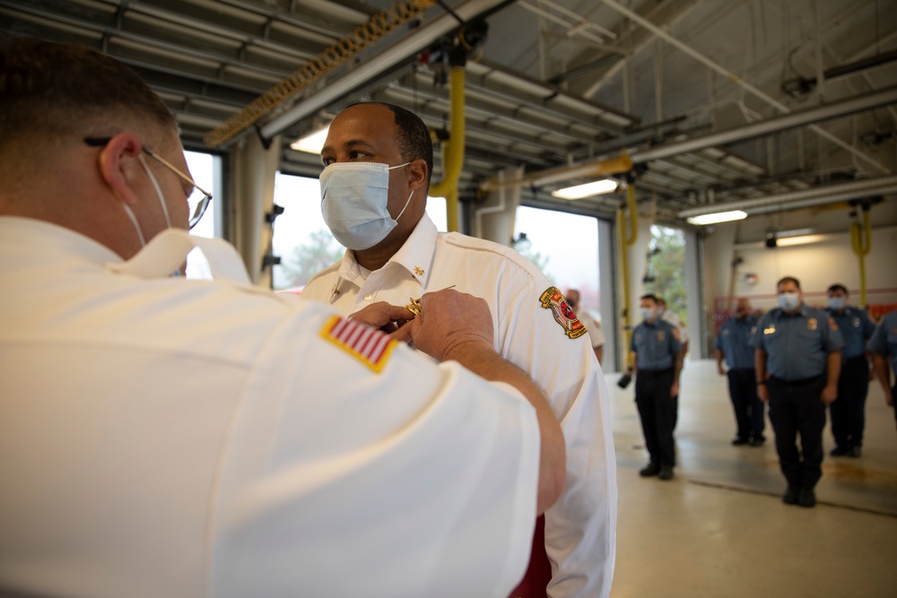 Fire Chief Promotion