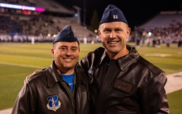 Nevada C-130 Pilots honored during Coin Toss prior to Nevada versus Air Force football game