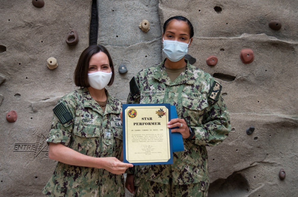 NMRTC San Diego CO Presents Star Performer Award