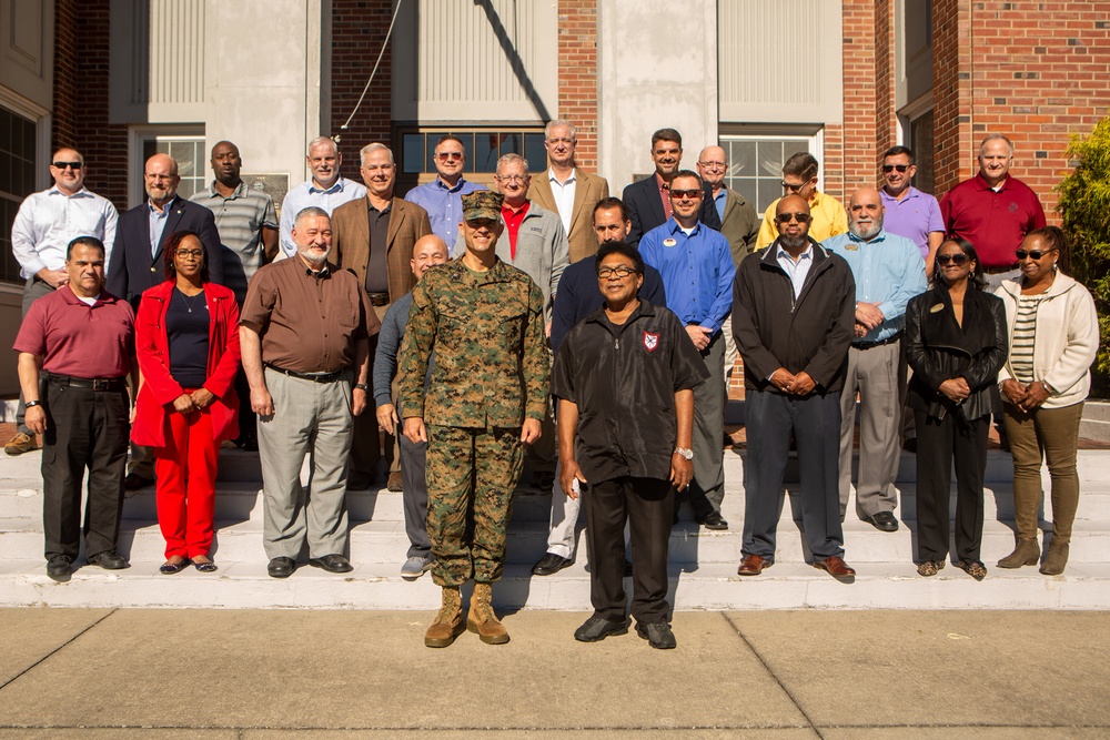 MCB Camp Lejeune Barber Receives LOA for 40 years of service