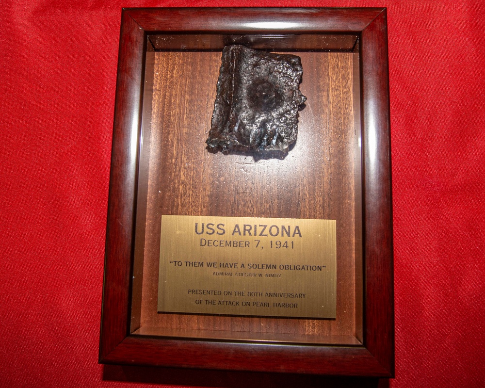 Nimitz Receives USS Arizona Relic