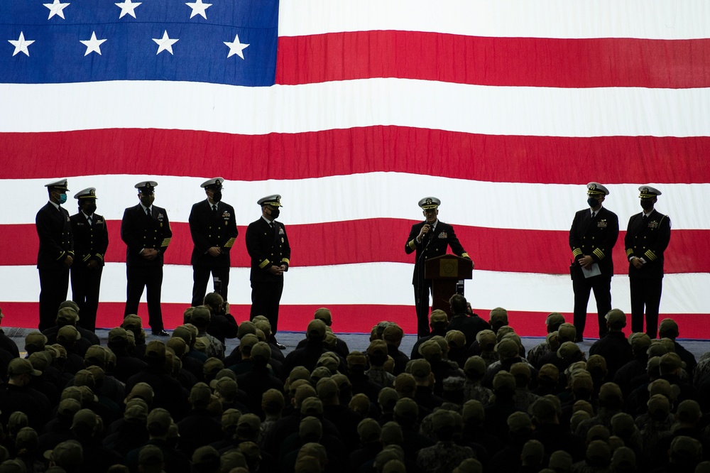 Nimitz Receives USS Arizona Relic