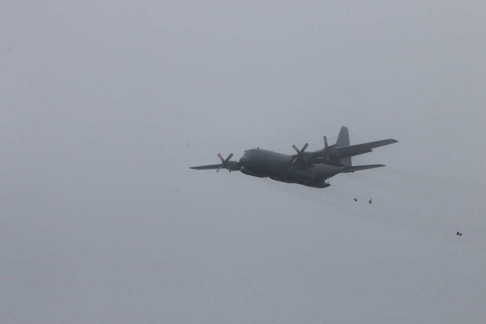 USS Howard Conducts Underway Operations with a C-130