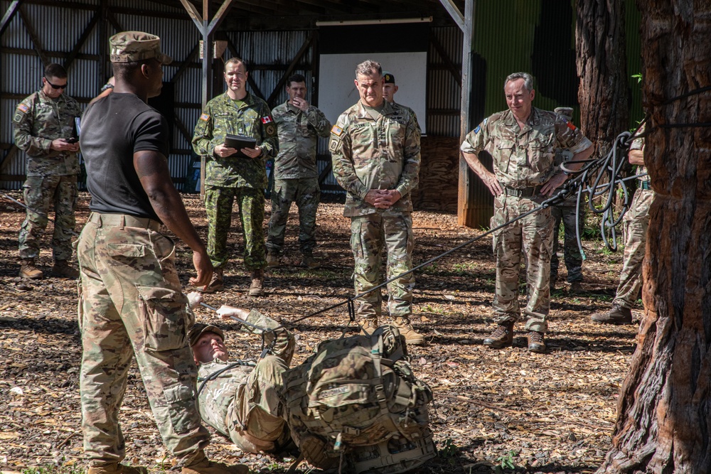 UK DCGS Lt. Gen. Tickell visits USARPAC