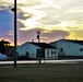 November sunset at Fort McCoy