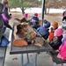 Children learn about wildlife during USO Wisconsin Hike and Hunt event at Fort McCoy