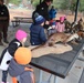 Children learn about wildlife during USO Wisconsin Hike and Hunt event at Fort McCoy