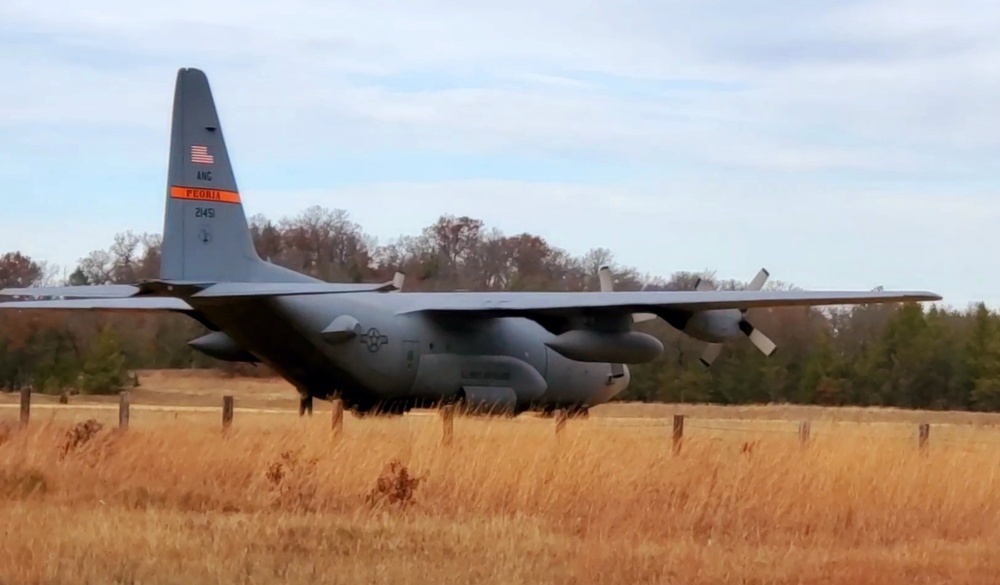 Air National Guard aircrews hold November C-130 training at Fort McCoy