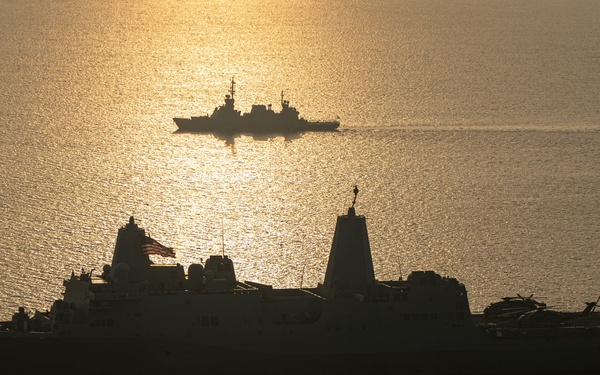 USS Portland, INS Hanit conduct PASSEX in Gulf of Aqaba