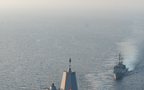 USS Portland, INS Hanit conduct PASSEX in Gulf of Aqaba