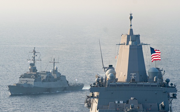 USS Portland, INS Hanit conduct PASSEX in Gulf of Aqaba