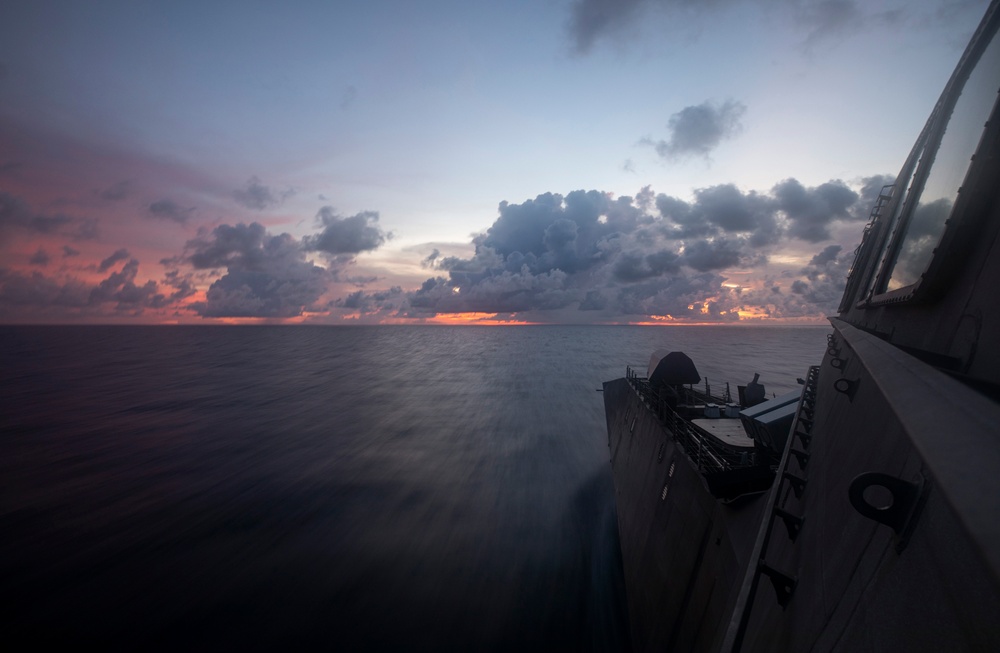 USS Tulsa Transits the South China Sea