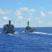 USS Lake Champlain conducts replenishment-at-sea in Philippine Sea