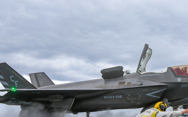 VMFA-211 Aircraft Depart CSG-21