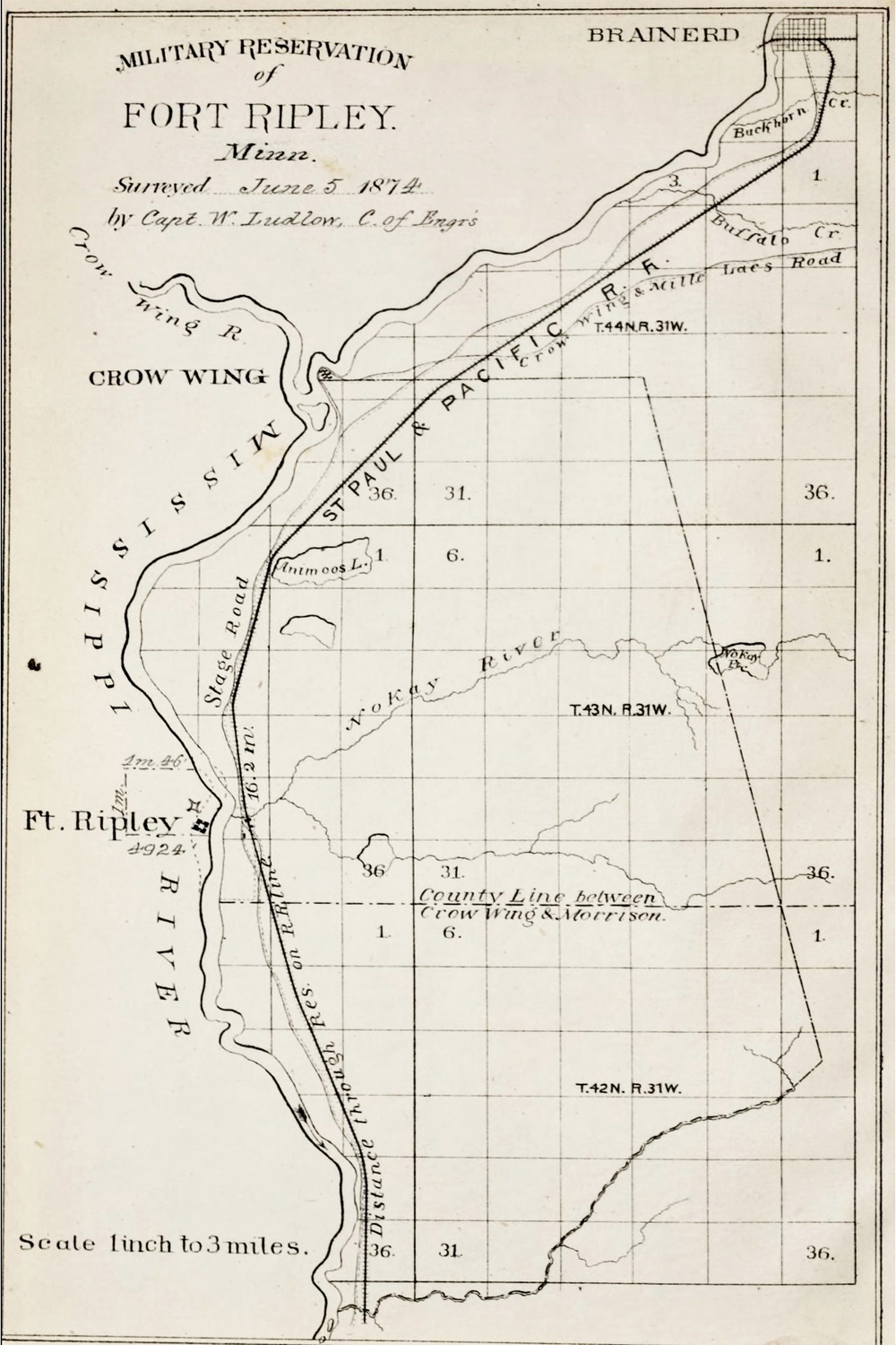 Camp Ripley Map