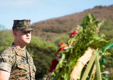 MCBH holds wreath laying ceremony for Medal of Honor recipient Cpl. Duane Dewey, Marine Corps Base Hawaii
