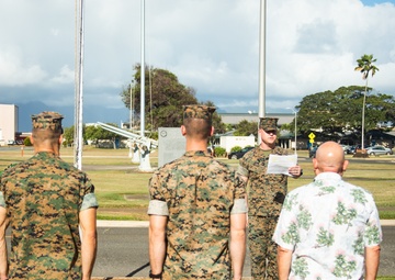 MCBH holds wreath laying ceremony for Medal of Honor recipient Cpl. Duane Dewey, Marine Corps Base Hawaii
