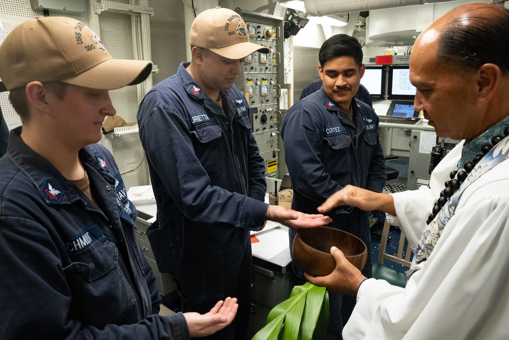 Kahu Kordell Kekoa Blesses Future USS Daniel Inouye
