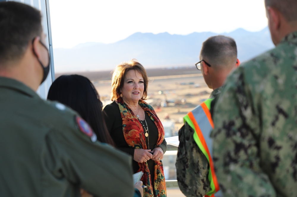 California Senator Shannon Grove (16th District) tours OICC China Lake Earthquake Recovery Efforts